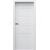 PORTA Doors Set BEZFALCOVÉ dvere VERTE PREMIUM E.2 sklo Matné, Soft CPL Sivá+zárubeň