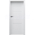 PORTA Doors Set BEZFALCOVÉ dvere VERTE PREMIUM E.3 skloMat, Soft CPL Sivá+zárubeň