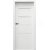 PORTA Doors Set BEZFALCOVÉ dvere VERTE PREMIUM E.2 sklo Matné, Soft CPL Biela+zárubeň