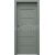 PORTA Doors Set BEZFALCOVÉ dvere VERTE PREMIUM E.0 Plné, Soft CPL Olivová a zárubeň