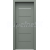 PORTA Doors Set BEZFALCOVÉ dvere VERTE PREMIUM E.1 sklo Matné, Soft CPL Olivová a zárubeň