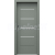 PORTA Doors Set BEZFALCOVÉ dvere VERTE PREMIUM E.4 sklo Matné, Soft CPL Olivová+zárubeň