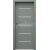 PORTA Doors Set BEZFALCOVÉ dvere VERTE PREMIUM E.5 sklo Matné, Soft CPL Olivová+zárubeň