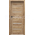 PORTA Doors Set BEZFALCOVÉ dvere VERTE PREMIUM E.5 skloMat, 3Dfólia Dub Mauvella+zárubeň