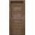 PORTA Doors Set BEZFALCOVÉ dvere VERTE PREMIUM E.0 Plné, 3Dfólia Dub Tmavý Matný a zárubeň