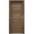 PORTA Doors Set BEZFALCOVÉ dvere VERTE PREMIUM E.1 skloMat,3Dfólia Dub Tmavý Matný+zárubeň