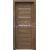 PORTA Doors Set BEZFALCOVÉ dvere VERTE PREMIUM E.3 skloMat,3Dfólia Dub Tmavý Matný+zárubeň