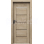 PORTA Doors Set BEZFALCOVÉ dvere VERTE PREMIUM E.1 skloMat, 3Dfólia Dub Klasický a zárubeň