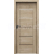 PORTA Doors Set BEZFALCOVÉ dvere VERTE PREMIUM E.2 skloMat, 3Dfólia Dub Klasický a zárubeň