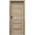 PORTA Doors Set BEZFALCOVÉ dvere VERTE PREMIUM E.3 skloMat, 3Dfólia Dub Klasický+zárubeň