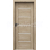 PORTA Doors Set BEZFALCOVÉ dvere VERTE PREMIUM E.5 skloMat, 3Dfólia Dub Klasický+zárubeň