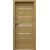 PORTA Doors Set BEZFALCOVÉ dvere VERTE PREMIUM E.4 skloMat, 3Dfólia Dub Prírodný+zárubeň