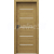 PORTA Doors Set BEZFALCOVÉ dvere VERTE PREMIUM E.5 skloMat, 3Dfólia Dub Prírodný+zárubeň