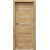 PORTA Doors Set BEZFALCOVÉ dvere VERTE PREMIUM E.2 skloMat,3Dfólia Dub Craft Zlatý,zárubeň