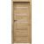 PORTA Doors Set BEZFALCOVÉ dvere VERTE PREMIUM E.3 skloMat,3Dfólia Dub Craft Zlatý+zárubeň