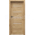 PORTA Doors Set BEZFALCOVÉ dvere VERTE PREMIUM E.4 skloMat,3Dfólia Dub Craft Zlatý+zárubeň