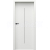 PORTA Doors Set BEZFALC dver Desire 6,plné,intarz Čierna,Lak UV Premium Plus Biela+zárubeň