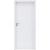 INVADO SET Bezfalcové rámové dvere NORMA DECOR 1 plné, CPL, Alpská Biela B687 + zárubeň