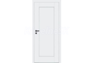 DRE Set dvere ESTRA 5 Lamino-Cell Plné Biela matná, záklapka 6 + zárubeň