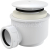 AlcaDrain sifón vaničkový 60 mm, DN 40, krytka O 91 mm, plast biela-lesk