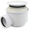 AlcaDrain sifón vaničkový 60 mm, DN 40, krytka O 91 mm, plast biela-lesk A47B-60