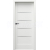 PORTA Doors SET Rámové dvere VERTE HOME G.4 so sklom, Soft CPL Biela a zárubeň
