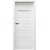 PORTA Doors SET Bezfalcové rámové dvere VERTE HOME H.1 so sklom, Soft CPL Biela a zárubeň