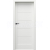 PORTA Doors SET Bezfalcové rámové dvere VERTE HOME G.0 plné, Soft CPL Biela a zárubeň