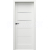 PORTA Doors SET Bezfalcové rámové dvere VERTE HOME G.2 so sklom, Soft CPL Biela a zárubeň