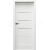 PORTA Doors SET Bezfalcové rámové dvere VERTE HOME G.3 so sklom, Soft CPL Biela a zárubeň