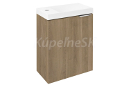 Sapho LATUS X umývadlová skrinka 39,4x50x22cm, dub Cuneo LT110-2525