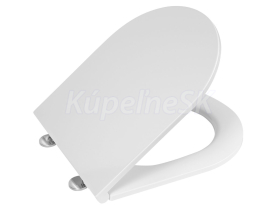 Isvea SISTEMA A WC sedátko, SLIM, Soft Close, Easy Take, biela