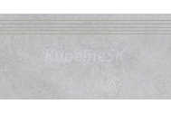 Rako Abetone mrazuvzdorná rektifikovaná schodovka 29,8x59,8x0,9 cm matná R10B Šedá DCPSR83