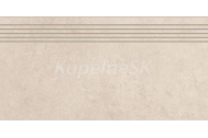 Rako Abetone mrazuvzdorná rektifikovaná schodovka 29,8x59,8x0,9 cm matná R10B Béžová