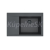 Alveus PURE-G 70 granitový drez 790x515x198mm,odklad ploch Deep Black A90 + sifón QC Pravý
