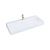 Rea Goya obdĺžnikové umývadlo na dosku 100x46 cm z konglomerátu Biele matné REA-U8903