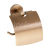 Sapho X-ROUND COPPER držiak toaletného papiera, s krytom, meď mat XR732PG