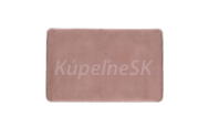 Gedy FUZZY kúpeľňová predložka, 60x100cm, 100% polyester, protišmyk, ružová 96FY100610