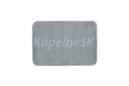 Gedy FUZZY kúpeľňová predložka, 60x100cm, 100% polyester, protišmyk, šedá 96FY100608