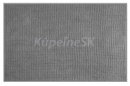 Aqualine CHENILL kúpeľňová predložka 50x80cm, 100% polyester, šedá CH2013