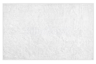 Aqualine CHENILL kúpeľňová predložka 50x80cm, 100% polyester, biela CH2011