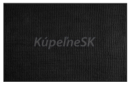 Aqualine CHENILL kúpeľňová predložka 50x80cm, 100% polyester, čierna CH2014
