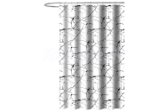 Aqualine Sprchový záves 180x180cm, polyester, mramor ZV041