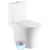 Aqualine VITO kombi WC, Rimless, spodný/zadný odpad, Biela PB105WR