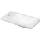 Aqualine nábytkové umývadlo z liateho mramoru 37x18 cm Biele LM370