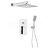 Sapho SPY podomietková sprchová súprava s pákovou batériou, 2 výstupy, Chróm