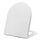 Aqualine WC sedátko 36,2x45,5 cm Soft Close, Easy Take, Polypropylén, Biele PBS106