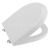 Isvea ABSOLUTE WC sedátko 34,5x42 cm Soft Close, Easy Take, Duroplast, Biele
