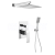 Sapho GINKO podomietkový sprchový set s pákovou batériou, 2 výstupy, Chróm