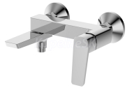 Aqualine FLERY nástenná páková vaňová/sprchová batéria, otočné ramienko, Chróm